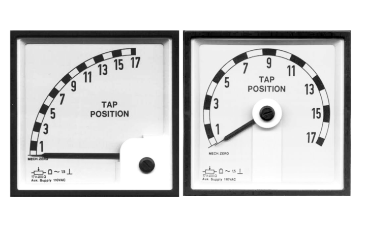 TAP Position Meters with Moving Coil
