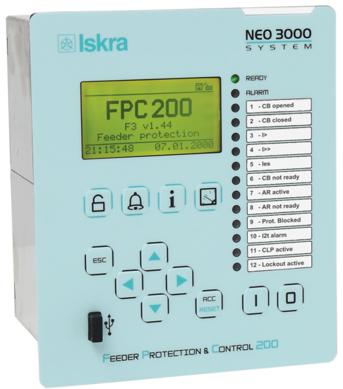 Protection Relays FPC 200 <em>© http://www.iskra.eu/configurator/fpc200order.html</em>