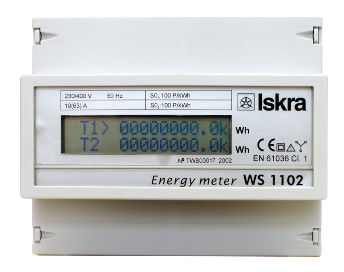 Energy Meters for Rail Mounting