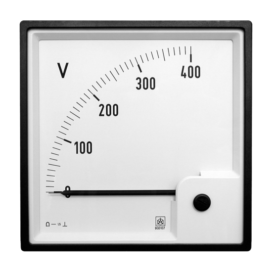 Meters for DC Voltage or Current with Moving Coil BQ