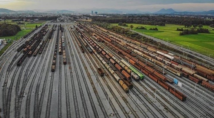 Marshalling Yard in Ljubljana - Slovenia