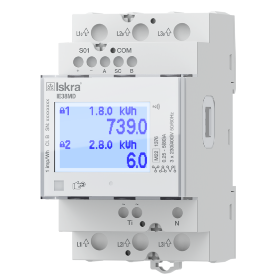 Merilnik električne energije IE38Mx