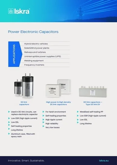 Electronic capacitors Leaflet